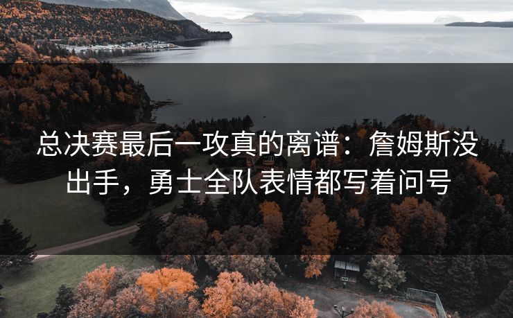 总决赛最后一攻真的离谱：詹姆斯没出手，勇士全队表情都写着问号